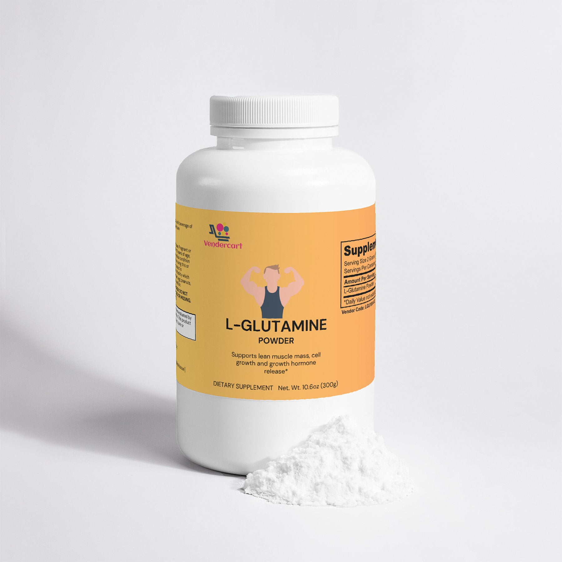 Pure L Glutamine Powder Muscle Recovery